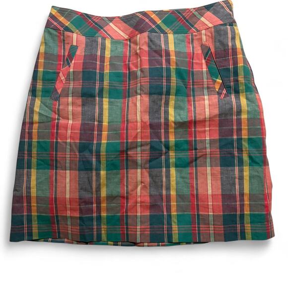 Talbots plaid mini skirt - Picture 2 of 4